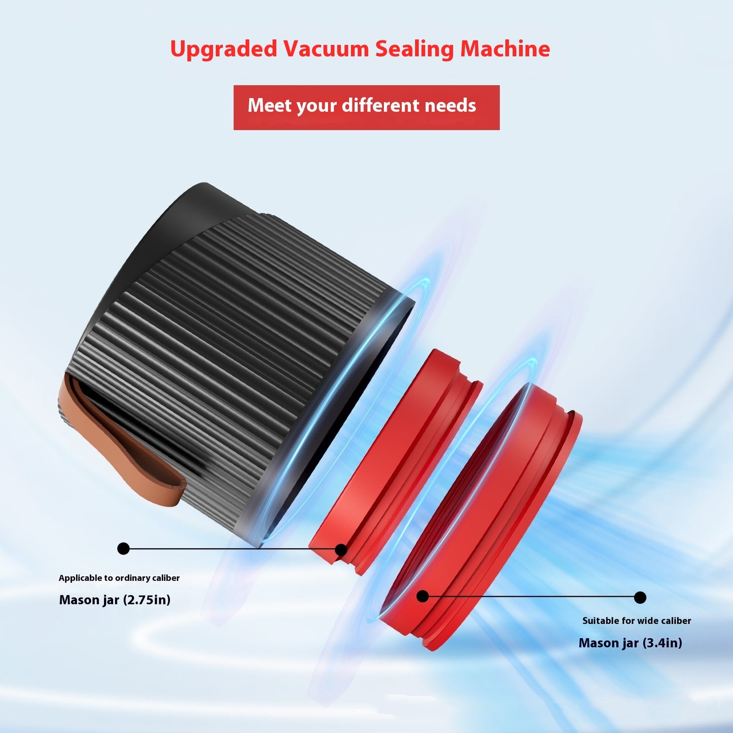 "VacuPro™ sellador al vacío recargable USB - Diseño premium"
