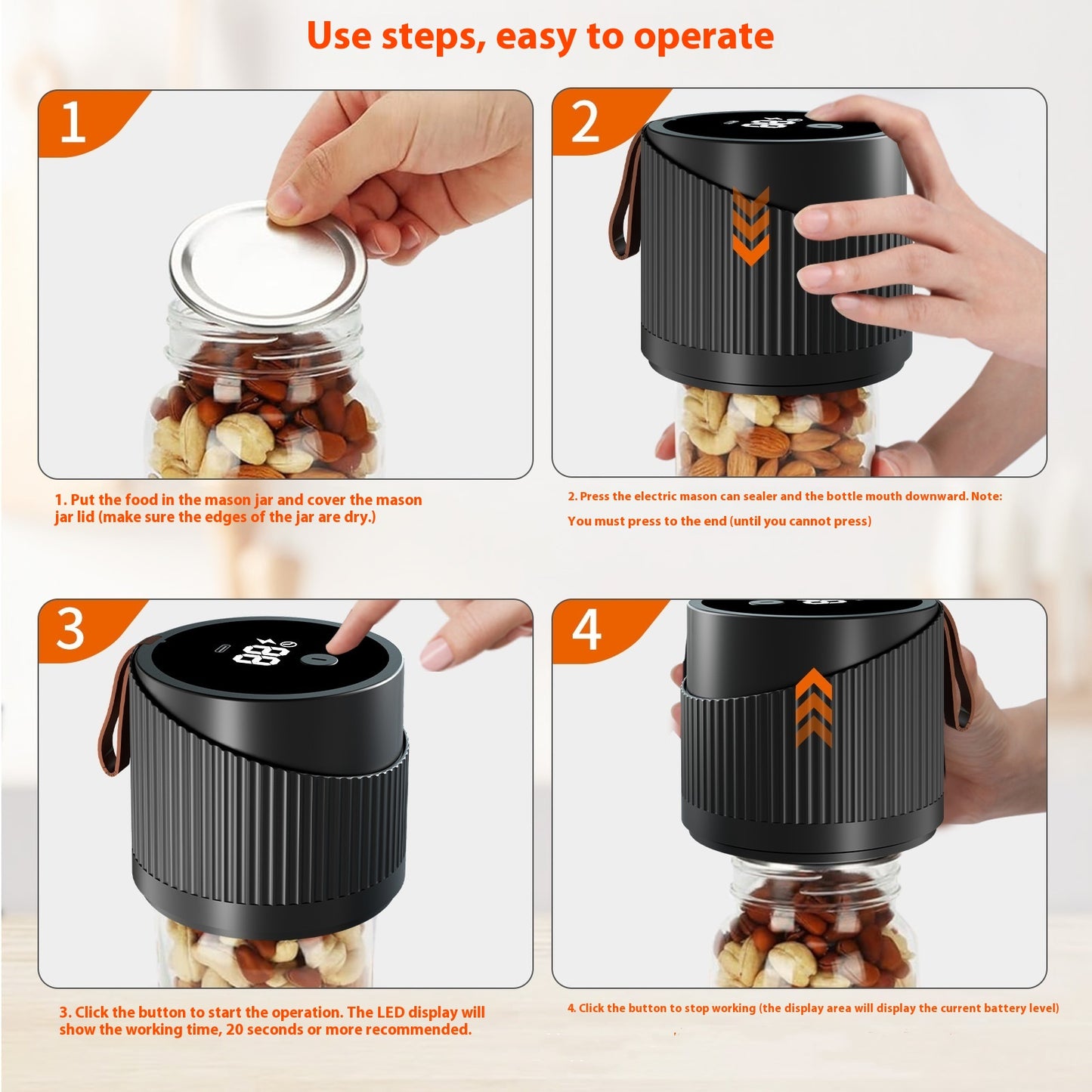 "VacuPro™ kit completo con accesorios incluidos"
