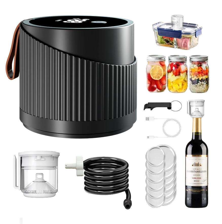 "VacuPro™ sistema 4 en 1 para conservar vino, frutas y alimentos"