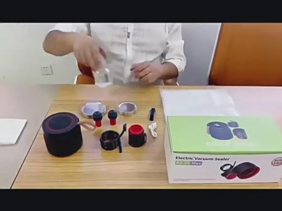 Cargar video: Observa cómo funciona el sistema de sellado al vacío en segundos.